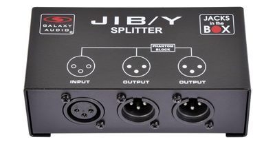 Galaxy Audio JIB/Y 2-Way XLR Splitter