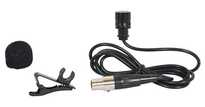 Galaxy Audio LV-U3BK Uni-Directional Lavalier Microphone