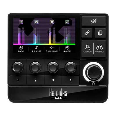 Hercules Stream 200 XLR Audio Controller with Sound Card