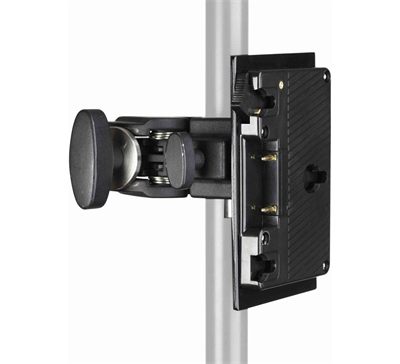 Hive Lighting Gold Mount Battery Plate with Mafer Clamp and D-Tap Cable