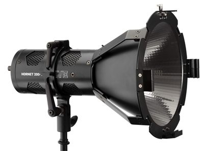 Hive Lighting Hornet 200-C PAR Spot Omni-Color LED Kit with Barn Doors