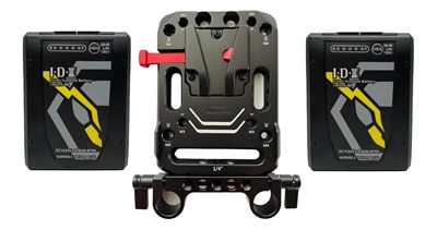 IDX M98VPK Imicro-98 Two-Battery V-Mount Kit
