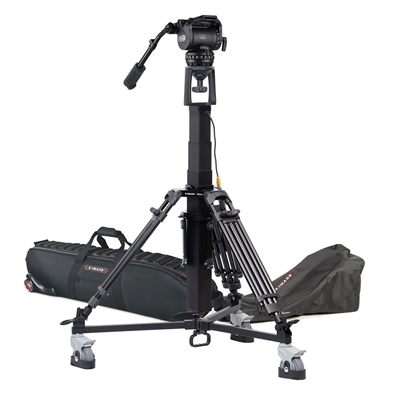 Ikan Motorized Pedestal Kit, Fluid Head w/ Adjustable Counterbalance & Drag, 61.7lbs Payload Capacity