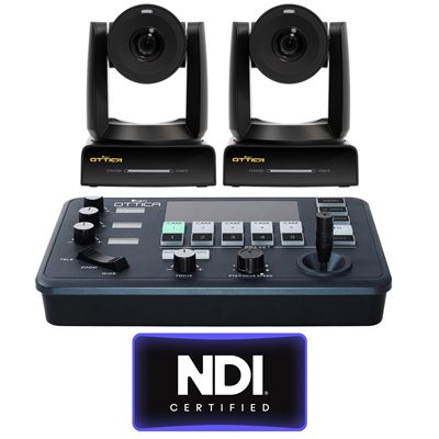 Ikan OTTICA Bundle, 2 4K PTZ Cameras, 1 PTZ Controller