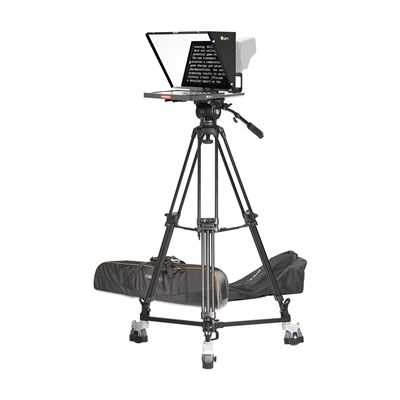 Ikan 15in 4:3 Teleprompter, Tripod & Dolly Turnkey