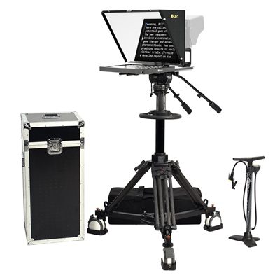 Ikan 17in SDI Teleprompter, Pedestal & Dolly Turnkey