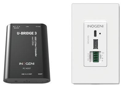 Inogeni U-BRIDGE 3 WP USB 3.0 Wall Plate Extender