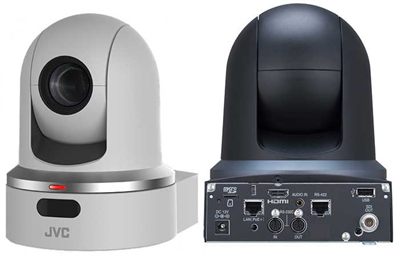 JVC KY-PZ100WU 30x HD PTZ Camera, White (B-Stock)