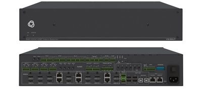 Kramer VS-88UT All-in-One Presentation System with 8x8 4K60 4:2:0 HDMI/HDBaseT 2.0 Matrix Switching, Master Room Controller, PoE & Power Amplifier
