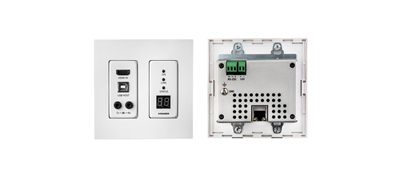 Kramer WP-EN6 4K60 HDCP 2.2 PoE 2-Gang Wall-Plate Video Encoder