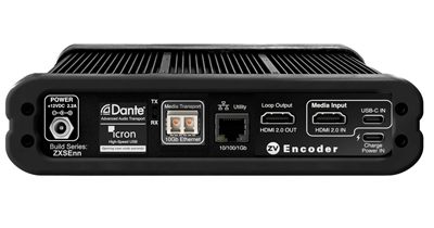 Kramer Z4KF2XS-EAU ZyPer4K-XSE Fiber Encoder with Dante and Icron