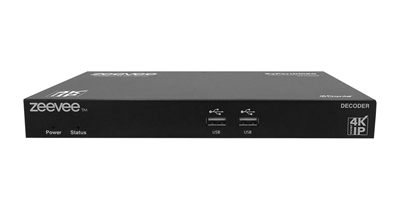 Kramer ZyPerUHD60-2D AVoIP HDMI Decoder, Dual LAN