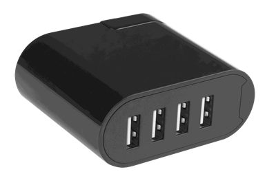 Listen Technologies LA-423-01 4-Port USB Charger