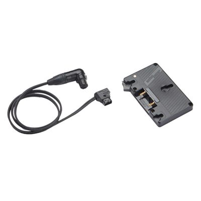 Litepanels Gold Mount Battery Bracket with P-Tap to 3-Pin XLR Cable