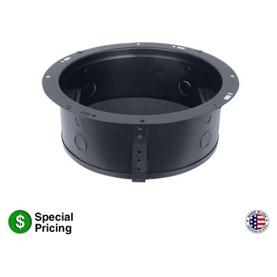 Lowell XCP84-S Recessed Backbox with Hanging Straps, 8-Inch