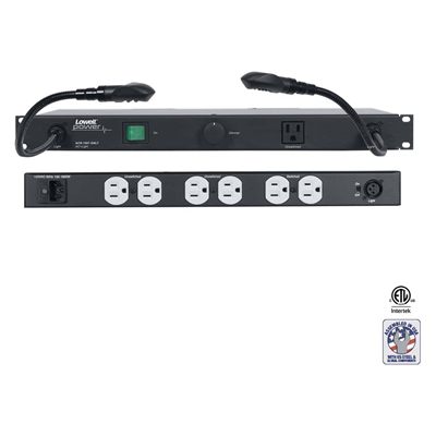 Lowell ACR-1507-GNLT Light Panel w Outlets 15A
