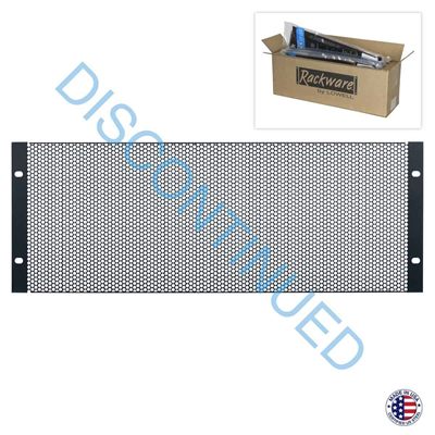 Lowell SVPL-4CC Steel Vent Panel 4U 6-pk