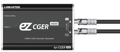 Lumantek ez-CGER mini USB 3.0 SDI Character Generator