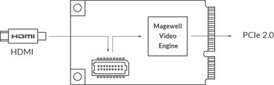 Magewell Pro Capture Mini HDMI Mini PCIe Capture Card (11110)