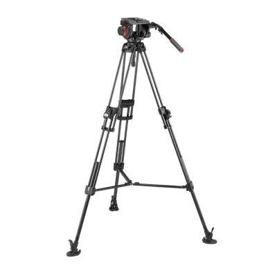 Manfrotto 509HD Fluid Video Head Fast Twin Leg Tripod System