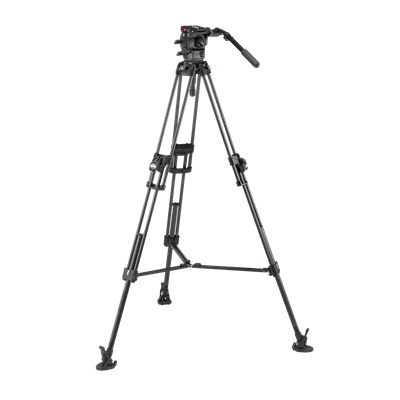 Manfrotto 526 Fluid Video Head Fast Twin Leg Tripod System