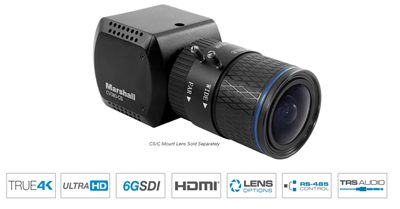 Marshall Electronics CV380-CS Compact 4K30 Camera, 6G-SDI and HDMI