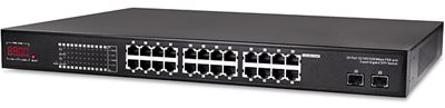 Marshall Electronics VS-SW-100 26-Port PoE Switch with Gigabit SFP