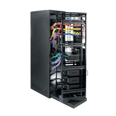 Middle Atlantic WR Series Roll Out Rack in Steel Enclosure