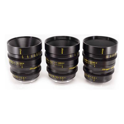 Mitakon Speedmaster 17/25/35mm T1.0 3-Lens Bundle, Micro Four Thirds