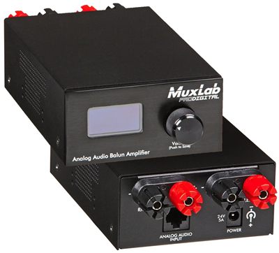 MuxLab 500219 Analog Audio Balun Amplifier, US
