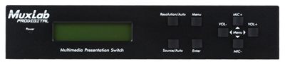 MuxLab 500435 5x1 HDMI / HDBT Multimedia Presentation Switch