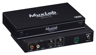 MuxLab 500438 HDMI Video Scaler, 4K/60