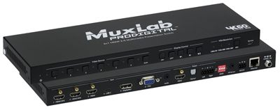 MuxLab 500445 6x1 2.0 Multimedia Presentation Switch
