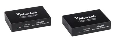 MuxLab 500451 HDMI Extender Kit, HDBT, UHD-4K