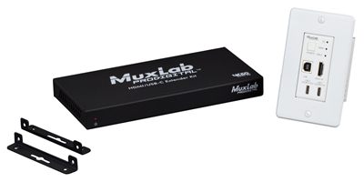 MuxLab 500452 HDMI/USB-C KVM Extender Kit, HDBT, 4K/60