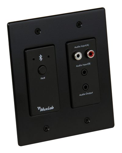 MuxLab 500555 Bluetooth and Analog Audio to Dante Interface