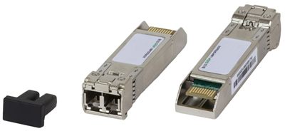MuxLab 500970 Multimode SFP module, 850nm SFP transceiver modules for MuxLab's 10G/25G fiber and copper network gear, in five reaches