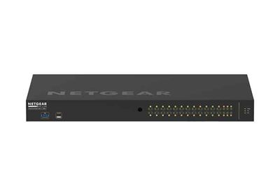 MuxLab 500996-NGS Netgear GSM4230P 28-Port Gigabit PoE Managed Switch, Pre-Configured