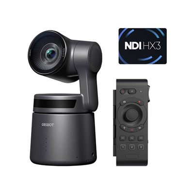 OBSBot Tail Air Remote Combo, NDI Activated