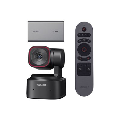 OBSBot Tiny 2 Lite, Remote and NDI Adapter Combo