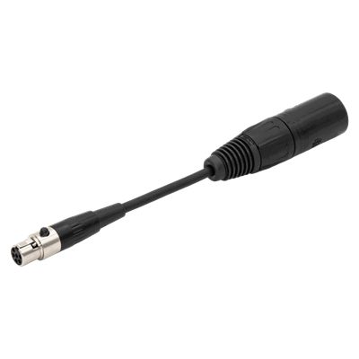 Pliant ADPT-TA6F-4M TA6F Mini XLR Female to 4-Pin XLR Male Adapter Cable