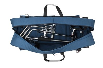 Porta Brace WCS-3OR Wheeled C-Stand Carrying Case, Signature Blue