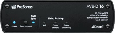 PreSonus AVB-D16 AVB to Dante Bridge