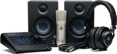 Presonus Quantum ES Ultimate Bundle A Quantum ES 2 interface bundled with monitors, headphones, a microphone
