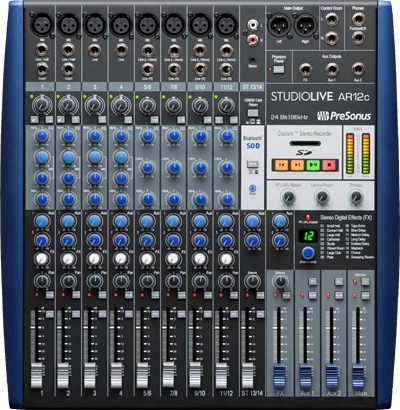 Presonus StudioLive AR12c 14-Channel Hybrid Mixer and USB Interface