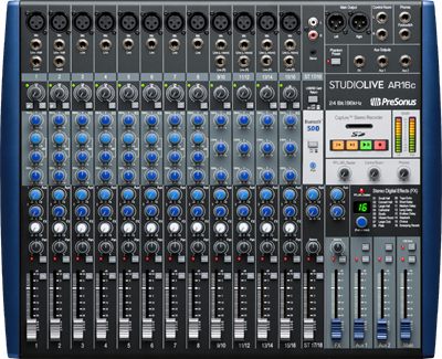 Presonus StudioLive AR16c 18-Channel Hybrid Mixer and USB Interface
