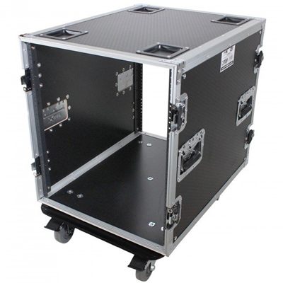 PRO X T-12RSS24 12U Space Amp Rack Mount ATA Flight Case 24 Inch Depth W-Casters