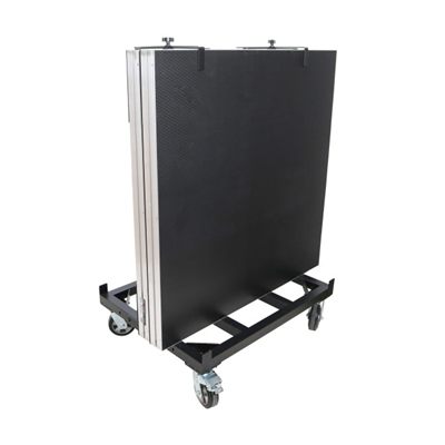 PRO X X-STGX6 Universal Portable Rolling stage dolly cart for 4X4 and 4X8 Ft. Stage Platforms - Supports 6 to 8 Units