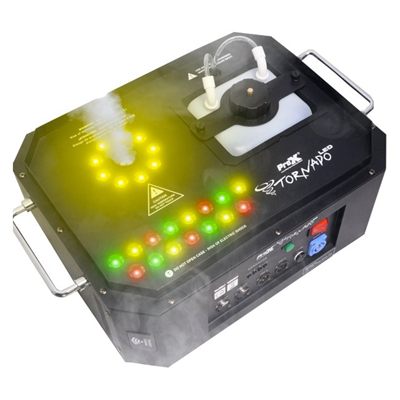 PRO X X-TORNADO LED Professional Stage Portable Fog Machine Vertical Spray DJ Effects DMX RGBA LED Lighting System.