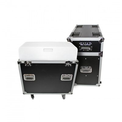 PRO X XS-6XBP2424 ATA Flight Style Road Case 24" in. Aluminum 8mm F34 F32 F31 Truss Base Plates - Fits 6x